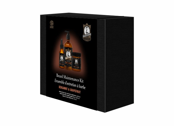 Ensemble d'entretien à barbe Bergamote & pamplemousse