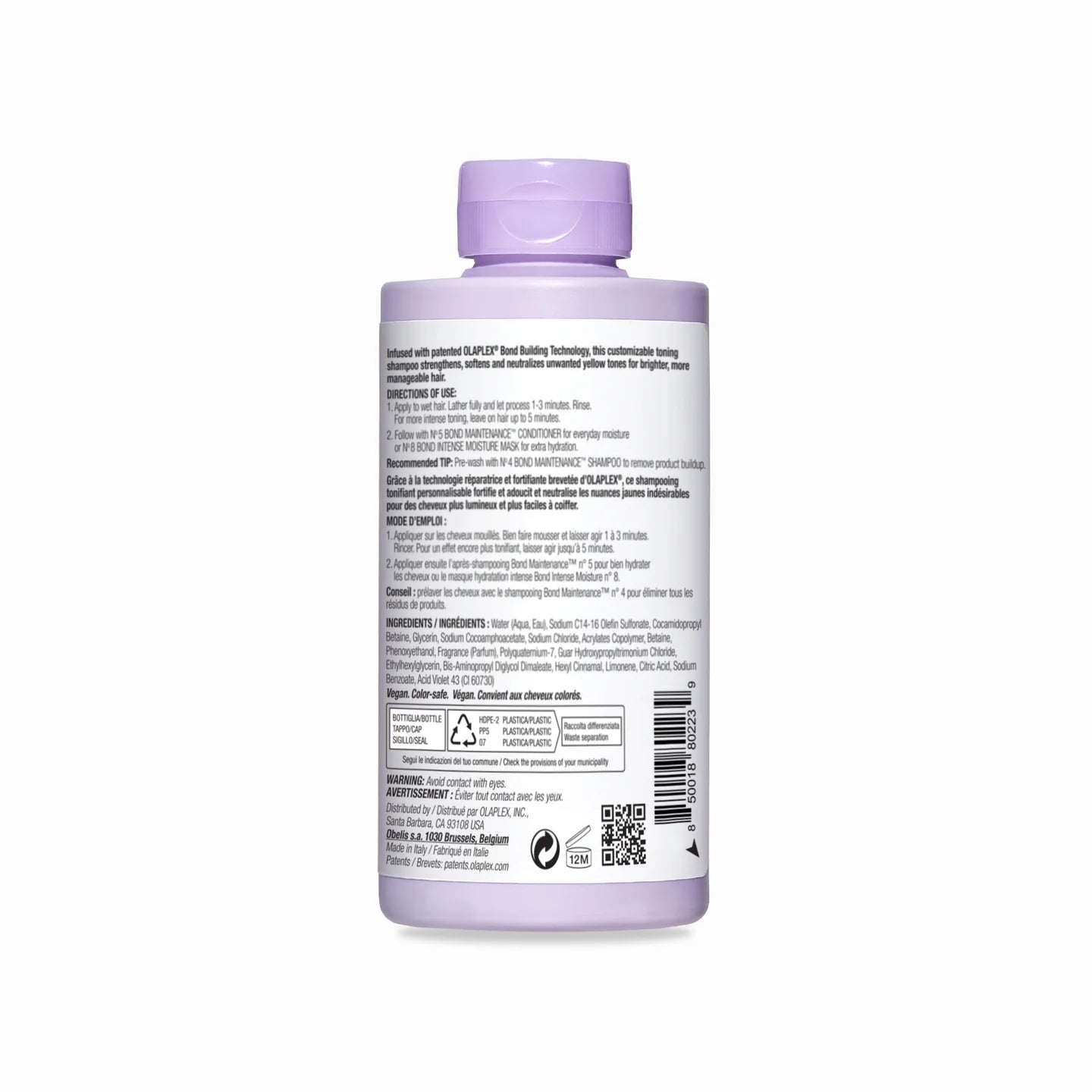 N.4P Shampoing tonifiant blonde enhancer OLAPLEX